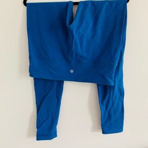Wunder Under Blue lululemon leggings
